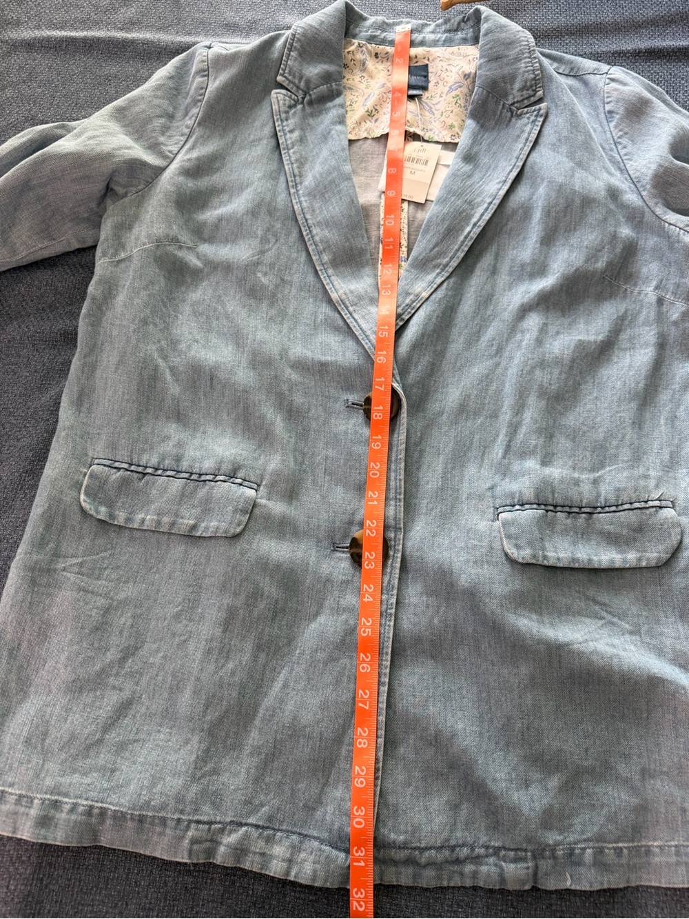 Jill DenimLight Blue Blazer - Casual Tailored Jacket - Picture 6 of 11